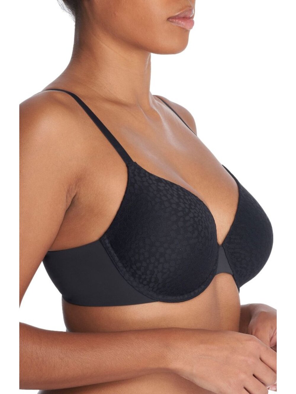 🆕NATORI Comfort Evolution Convertible Underwire Bra 40D Black #731337 - Picture 4 of 9